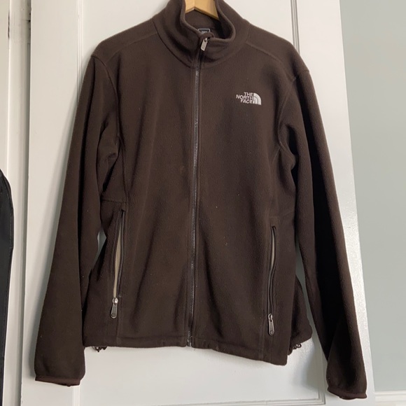 North Face Brown Fleece Jacket - Picture 1 of 2